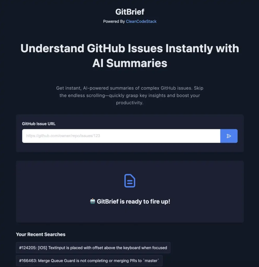 Github Issue Summarizer